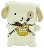 Jack and Friends Cuddly Animal Baby Blanket Puppy by Jack & Friends
