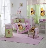 [Pink Winnie The Pooh] Crib Bedding Set Crib Bedding Collection (Bumper) by Blancho