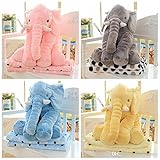 エレファントピローブランケットセットエレファントぬいぐるみ枕毛布動物ぬいぐるみ人形のおもちゃをソファの寝具の 20 の多くの枕クッションギフト 60 cm F 390 投
