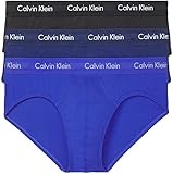 [Calvin Klein] ブリーフ ビキニ コットン ストレッチ 3枚セット 下着 メンズ Hip Brief NB2613 [並行輸入品]