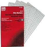 Gardner Bender 42-027 Wire Marker Booklet, 0-9, 45/Ea per book [並行輸入品]
