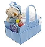 Sorbus Baby Diaper Caddy Organizer | Nursery Storage Bin for Diapers Wipes & Toys | Portable Car Sto