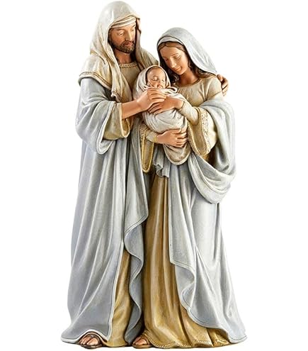 全長約22cm！イエス生誕の聖母マリアとその父ヨセフ家族像！