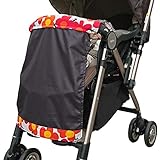 Crestella 【クレステラ】 あんよサンガード (マリンストライプNV) UV ベビーカー用日除け カーテン 日本製