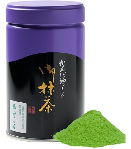 Amazon.co.jp: 【山政小山園の抹茶】抹茶粉末 薄茶 式部の昔 30g缶