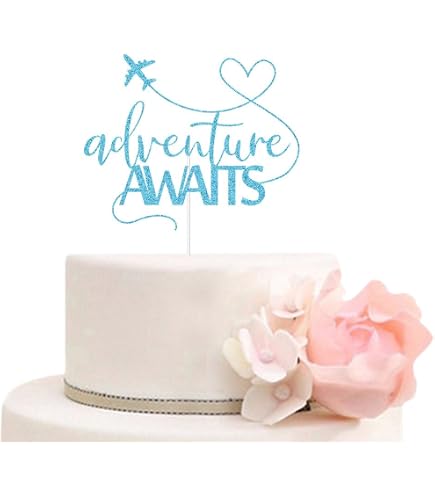 Morndew Cupcake-Topper 'Bon Voyage' – 20 Stück Mit Flugzeugen & Heißluftballons – Für Reise-Mottopartys