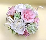 2018 Spring Collection パステルカラーローズ　アレンジ　プリザーブドフラワー　Lサイズのクリアケース入り☆　芦屋セレブ御用達の店