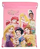 ゆうパケット配送 ディズニープリンセス　ジムバッグ　ローズLP9351a【ナップザック　キャラクター　グッズ　インポート】【即日・翌日発送】