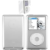 に適用するiPod Classicケース、完全保護クリスタルクリアハード カバーケースに適用する iPod classic 80GB 120GB 薄い 160GB 2009年にリリース（13.5mm 160GB厚バージョンには適合しません）+スクリー