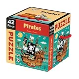 Mudpuppy(マッドパピー)パイレーツ キューブ パズル(H12.8×W12.8×D12.6cm)