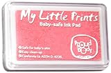 Proud Body ベビー用インクパッド 赤ちゃんの手形や足形をカラフルに取れる専用インクキット 赤ちゃんのデリケートな皮膚にも安心して使える (ピンク)