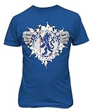 Smartzone Chelsea Football Club Super HeroロゴSoccer Football Futbol Tシャツ L