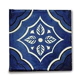 【B'stile】絵画のような壁タイル「メキシコタイル」CMT-G4 （陶器質｜100mm角｜屋外壁/屋内壁用）1枚
