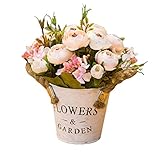 結婚式のための人工花/パーティーテーブル装飾- 淡いピンクの椿の花の萼