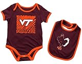 Virginia Tech Hokies NCAA幼児" Look at the Baby " Onesie w /よだれかけセット