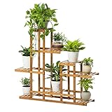 HCHWH バルコニーマルチ階建てソリッドウッドの居間フロアフラワーポット屋内アセンブリフラワーラック85 * 90 * 25cm