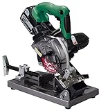 日立工機 14.4V コードレスチップソー切断機 充電式 5.0Ahリチウムイオン電池、急速充電器、チップソー付 グリーン CD14DFL(LJC)(L)