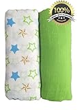 SPECIAL LAUNCH - Muslin Swaddle Blankets - Seben Baby - 100% Cotton - 47 inch x 47 inch Large Softes