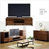 【takano_mokkou 高野木工 LECCE レッチェ 120TVボード】 国産 大川家具 ウォールナット 木製 テレビボード 完成品 ローボード
