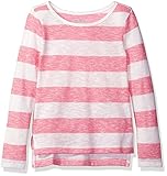 The Children's Place Girls' Big Girls' Stacked Hem Pullover Sweater Pink M (7/8) [並行輸入品]