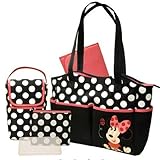 Disney - Minnie 5-in-1 Diaper Bag Set by Disney
