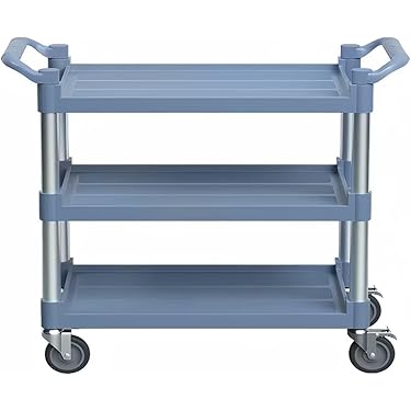 ✨希少高級✨HIKARI 103cm 業務用 配膳 ワゴン カート 3段 白 Amazon.co.