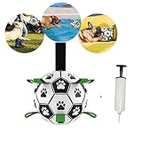 犬 おもちゃ 犬のおもちゃ 犬用ボール 犬 サッカーボール ドッグトイ ペット用 15cm/5.9インチ 噛みやすい 知育玩具 訓練玩具(空