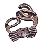 Liebeye キャスト 亜鉛合金 ロック おもちゃ クリエイティブ 小さな魚 大き カニ ピンチャーから脱出 パズル ブレイン ティーザー インテリジェンス エクササイズ ストレス リリーフ おもち