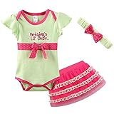 LittleSpring夏 ベビー ロンパース セット 半袖ロンパース チュールスカート ヘアバンド 0ヶ月～24ヶ月 お食い初め 記念撮影 出産祝いギフト プレゼント 寝相アート 百日祝い　0115