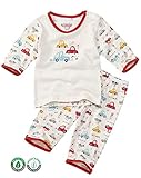 【あるこんたるこん】オーガニックコットン ベビー ルームウェア ジョニー キッズ 7分袖 ハーフパンツ ジュニア 男の子 パジャマ (70)