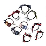 BIANHUAN ヘアゴム 大人 パール リボン 9点 ヘアポニー ヘアアレンジ まとめ髪 かわいい おしゃれ ヘアアクセサリー 髪留め ゴム おとな女子 シュシュ シンプル 結婚式 二次会 ゴールド