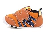 [イフミー] IFME 女の子 男の子 ベビー 子供靴 運動靴 通学靴 ベビーシューズ スニーカー ストラップ 屈曲性 履きやすい カジュアル デイリー 22-6704 オレンジ 12.0cm