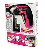 RELIEF　RMD-036LIP　充電式ミニドリルドライバー　ピンク　3.6V Li-ion　81014