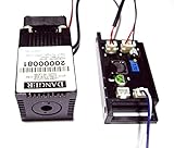 450MD-500-333350-12V 445nm 450nm 500mw青色レーザードットモジュール12V TTL / 33x33x50mm＆長時間作業 クラス2