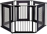 Dreambaby Brooklyn Converta 6 Panel Play-pen and Wide Barrier Gate, Black by Dreambaby