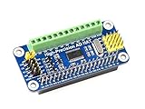waveshare 高精度 AD HAT Raspberry Pi 4B/3B+/3B/2B/Zero/Zero WH Jetson Nano ADS1263 10チャンネル 32ビット ADC用