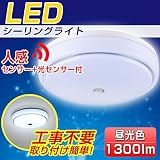 LED内玄関灯 LEDシーリングライト LEDミニシーリングライト 明暗・人感センサー付 LEDセンサーライト 昼光色 おしゃれ LT-Y18D-G-PIR