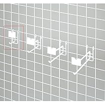 Amazon.co.jp: 【10本】ネット用2段フック(直径6mm) 白 L5cm ※カード