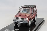 JADI B トヨタ ランドクルーザー 71 14 レッド RHD ルーフラック付 1/64 PA65565