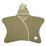 Tuppence & Crumble タッペンスアンドクランブル Star Baby Wrap スターラップ Naturals ０－４ヶ月 Fern モスグリーン BFSTARWn おくるみ [並行輸