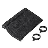 OUNONA ケーブル結束バンド　マジックテープ　ストラップ　 マジックバンド ワンタッチベルト 100本(ブラック)