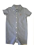 ラルフローレンの子供服　POLO　RALPHLAWREN　ベビーカバーオール　ロンパース　コットン１００％　男の子）６Ｍ（７０ｃｍ） [並行輸入品]