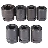 Stanley Proto J1001SS 1-inch Drive 7-piece Impact Socket Set - 4-point [並行輸入品]