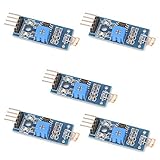 C.J. SHOP? 5PCS LM393 Optical Sensitive Resistance Sensor Module Photosensitive Sensor for Arduino 4