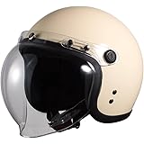 ISHINO SHOKAI バイク ヘルメット ジェット レディース SJ-805A-IV 石野商会 スモールジョンジェット SG/PSC規格 フリー(54～57cm未満程度) アイボリー