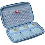 Sandisk SSD 外付け 500GB 1TB 2TB 4TB専用収納ケース-Hermitshell (収納ケース対応3台のハードドライブ） (スカイブルー)