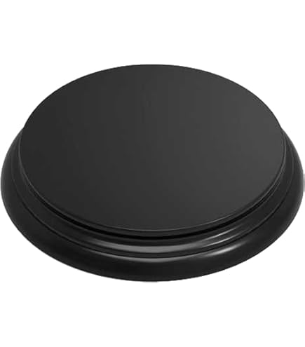 円形ディスプレイ台 ブラック Amazon | グリーンスタッフワールド ラウンドトップディスプレイ (円形