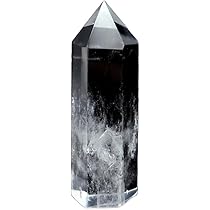 Amazon.co.jp: 天然 水晶 六角柱 ポイント Sサイズ 高さ 5cm前後 1個