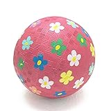 JOB-TOYS(ジョブトイズオリジナル)ナチュラルラバーボール flower 5in(約13cm)