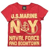 《初夏盛夏対応》DODOMPA(ドドンパ) アメロゴ天竺半袖Tシャツ 130cm /レッド NO.F-974085